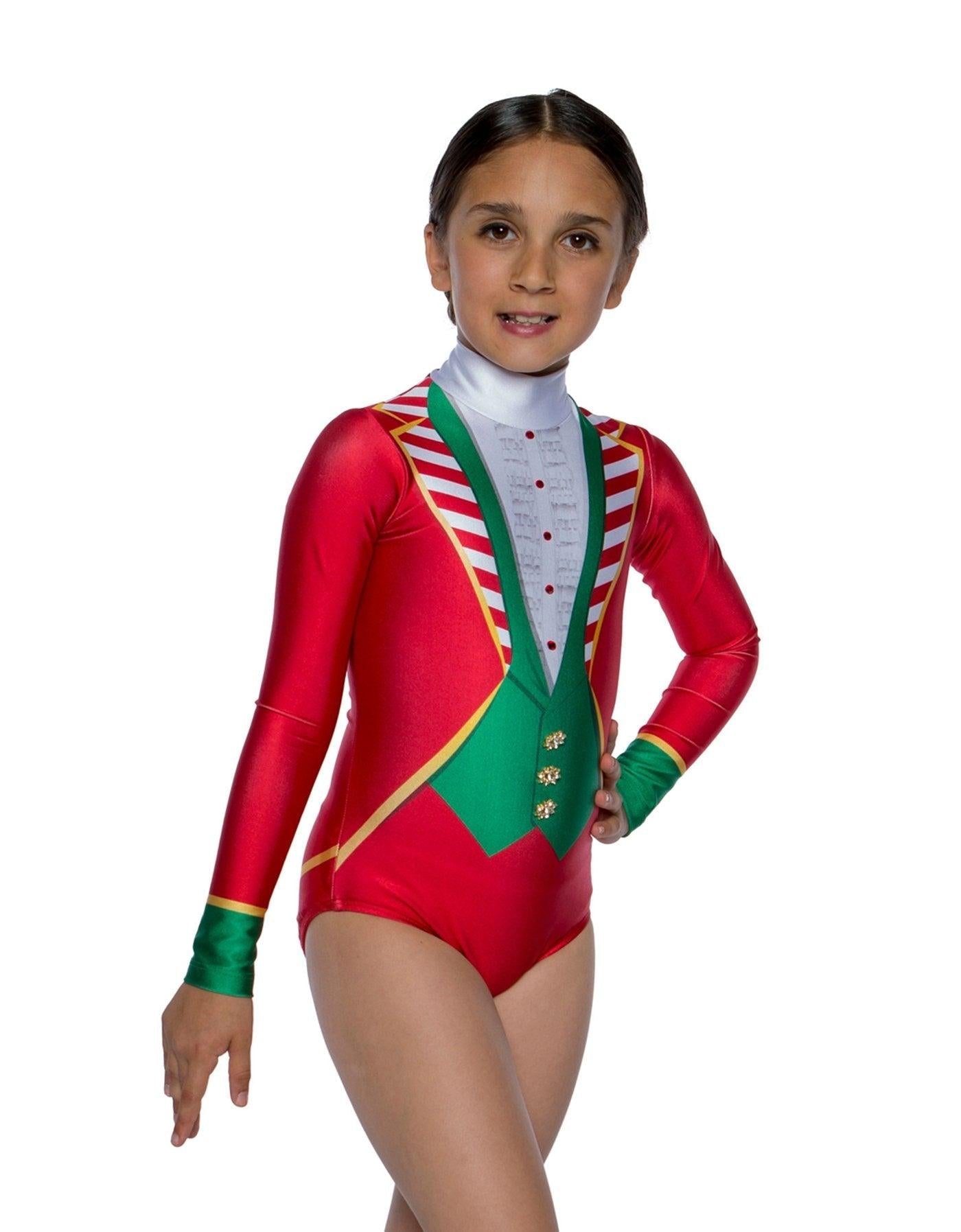 Christmas - Santa LS Leotard - Hamilton Theatrical