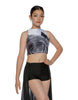 Digital Rose Sleeveless Crop Top - Hamilton Theatrical