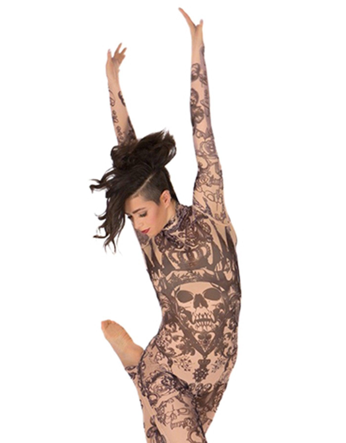 Inked LS Unitard - Hamilton Theatrical