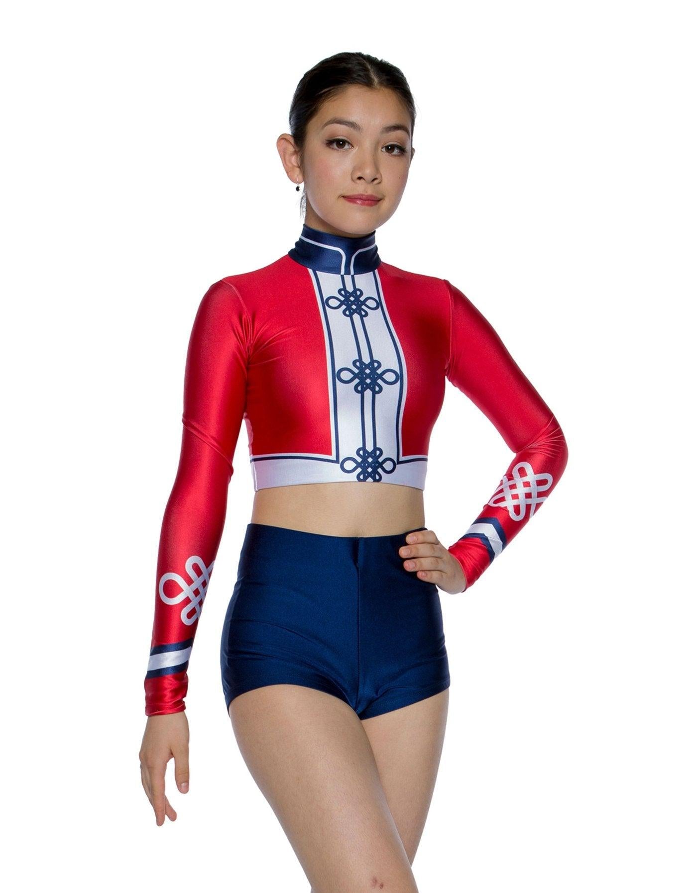 Ringmaster LS Crop Top - Hamilton Theatrical