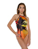 Tropical Halter Leotard - Hamilton Theatrical