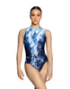 Waves Sleeveless Circle Back Leotard - Hamilton Theatrical